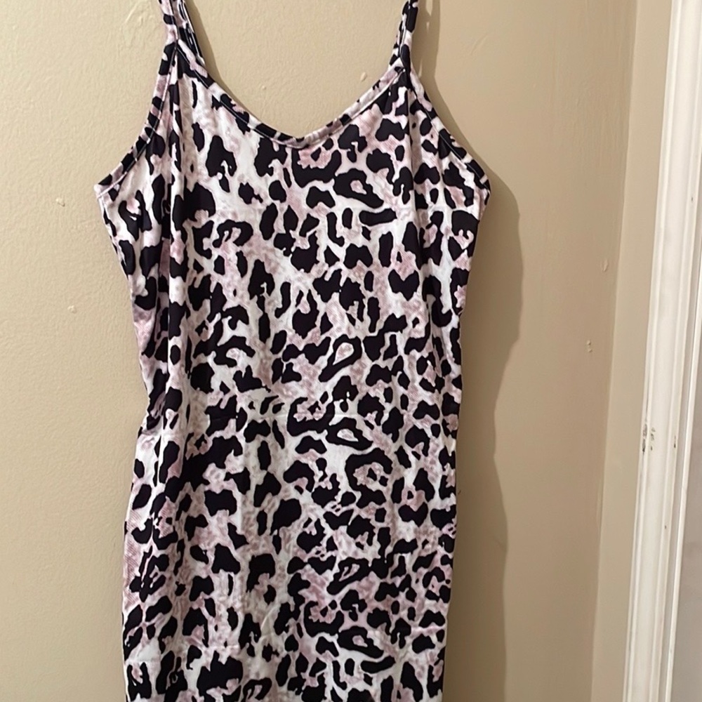 Leopard Skin Evening Dress